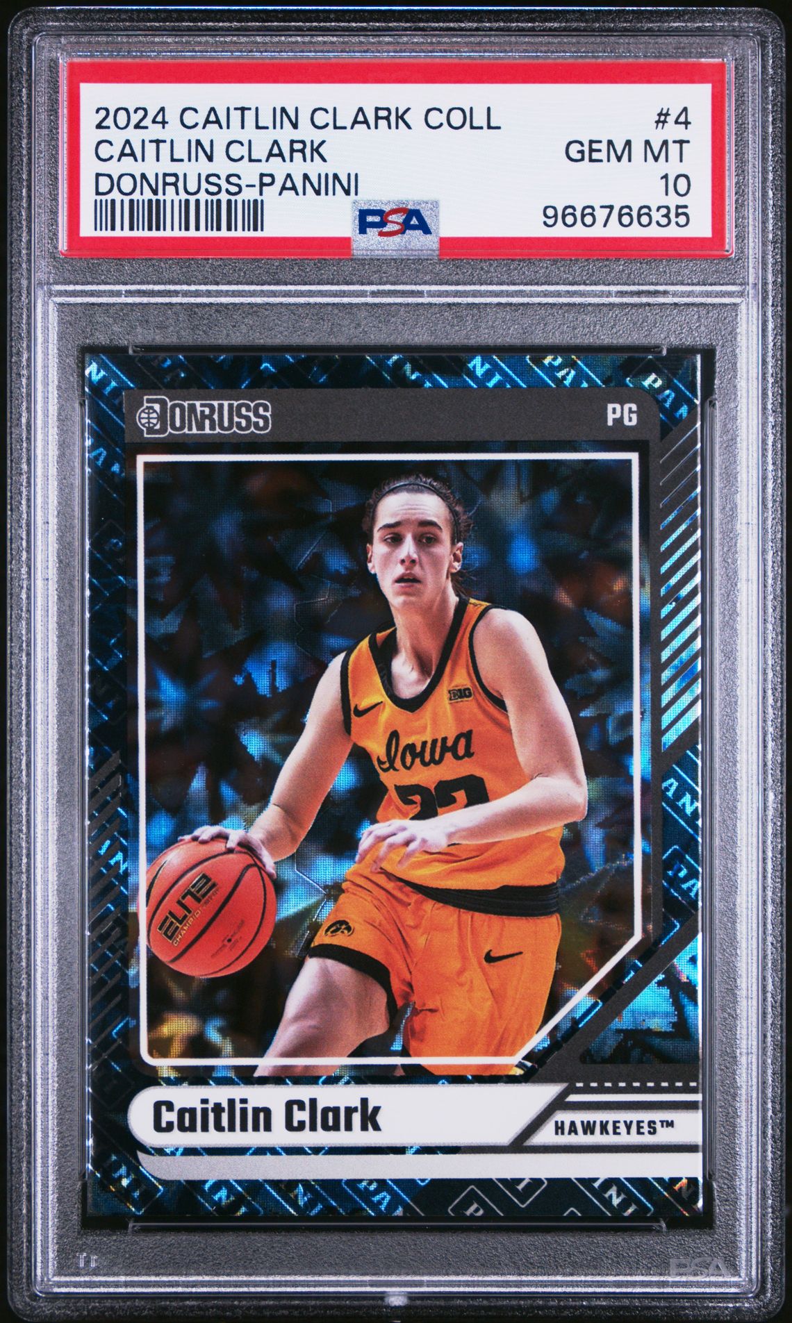 2024 Panini Caitlin Clark Collection Donruss Caitlin Clark #4 (Donruss-Panini) Gem Mt 10 front