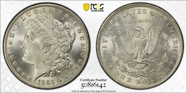 1885-O $1 MS67