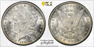 1890-CC $1 MS62