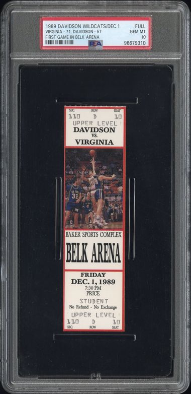 FIRST GAME IN BELK ARENA
