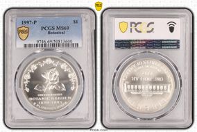 1997-P $1 Botanical MS69