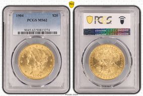 1904 $20 MS62