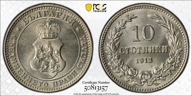 1913 10 St KM-25 MS65