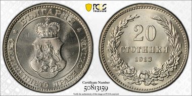 1913 20 St KM-26 MS66