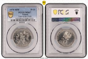 1979 MW 20 Zl Year of the Child MS67