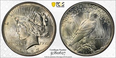 1927-D $1 MS64+