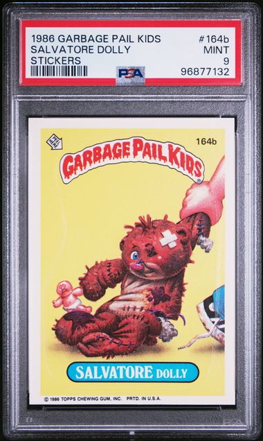 1986 Topps GARBAGE PAIL KIDS STICKERS #164B Salvatore Dolly front