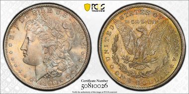 1890-S $1 MS65