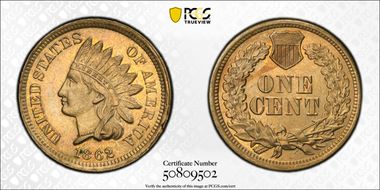 1862 1C MS63