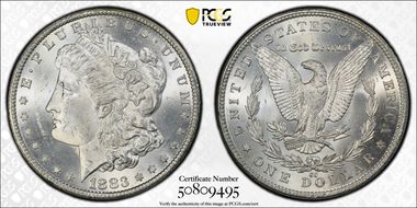 1883-CC $1 MS62
