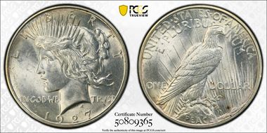 1927-D $1 MS61