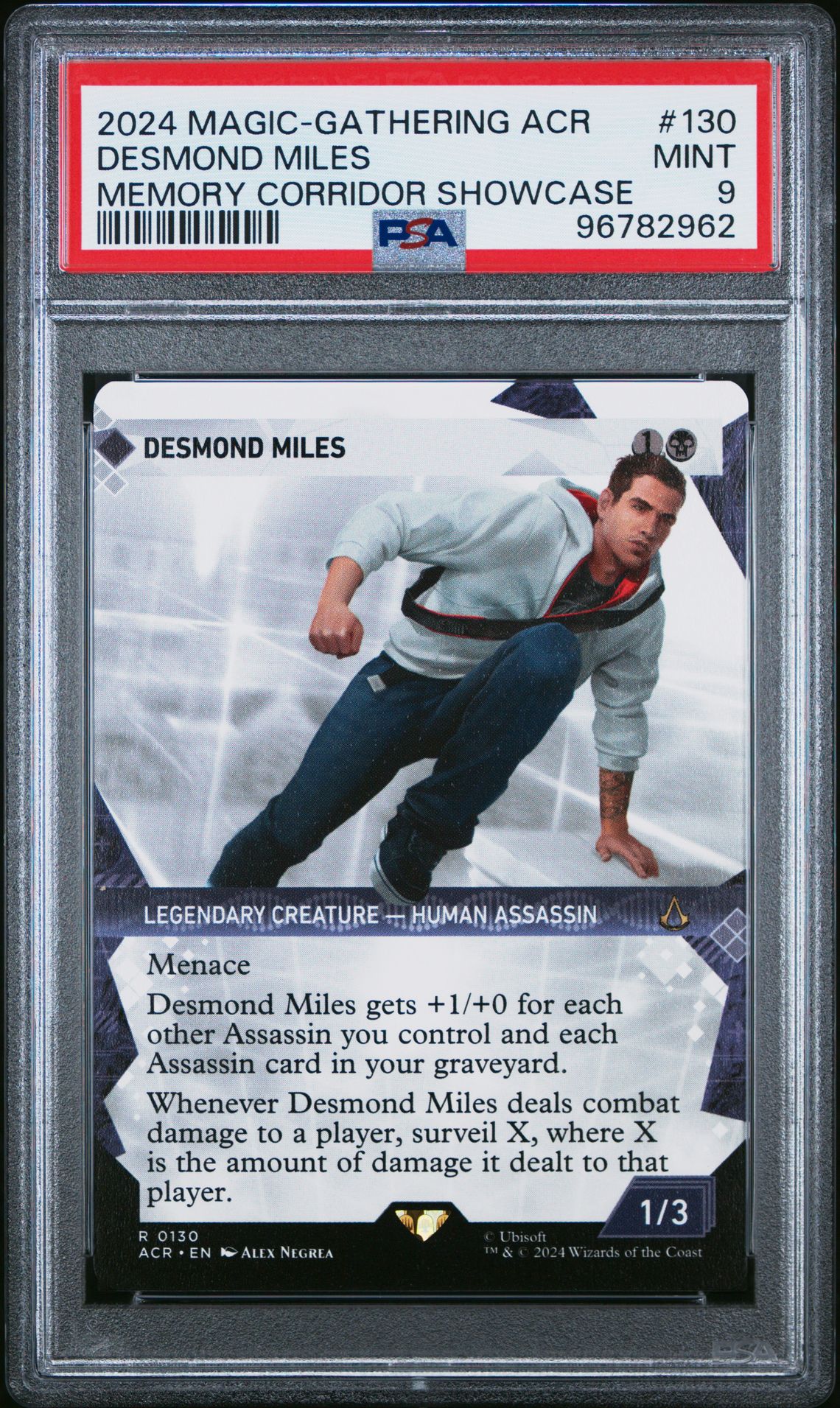 2024 MTG MAGIC THE GATHERING ASSASSIN'S CREED MEMORY CORRIDOR SHOWCASE #130 Desmond Miles front