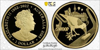 2023 $1 The Big Swoop Aussie Big Things PR70DCAM