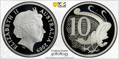 2009 10C Silver PR69DCAM