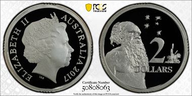 2017 $2 Silver PR70DCAM