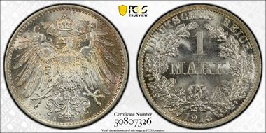 1915-A Mark J-17 Ag MS66
