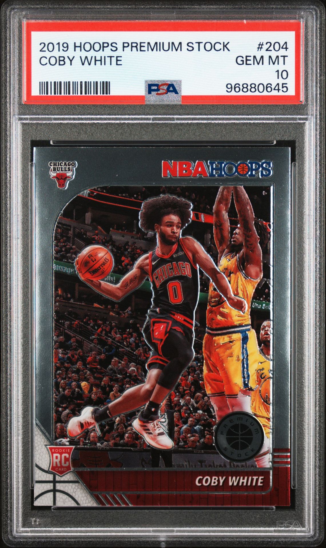 2019 Panini PANINI HOOPS PREMIUM STOCK #204 Coby White front