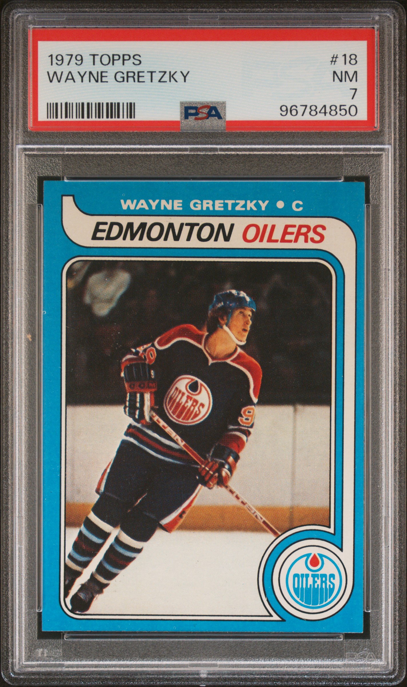 1979 Topps Wayne Gretzky #18 Nm 7 front