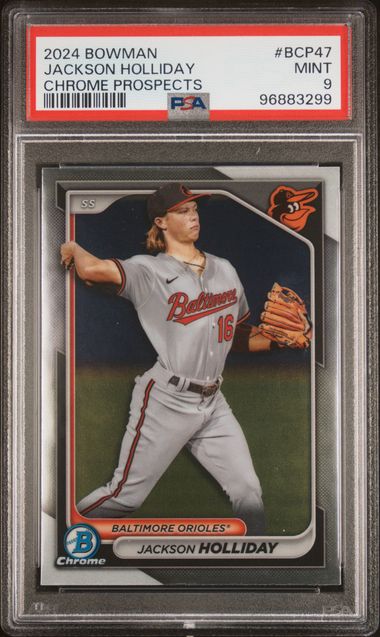 2024 Bowman Chrome #BCP-47 Jackson Holliday front