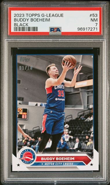 2023 Topps Black #53 Buddyboeheim front