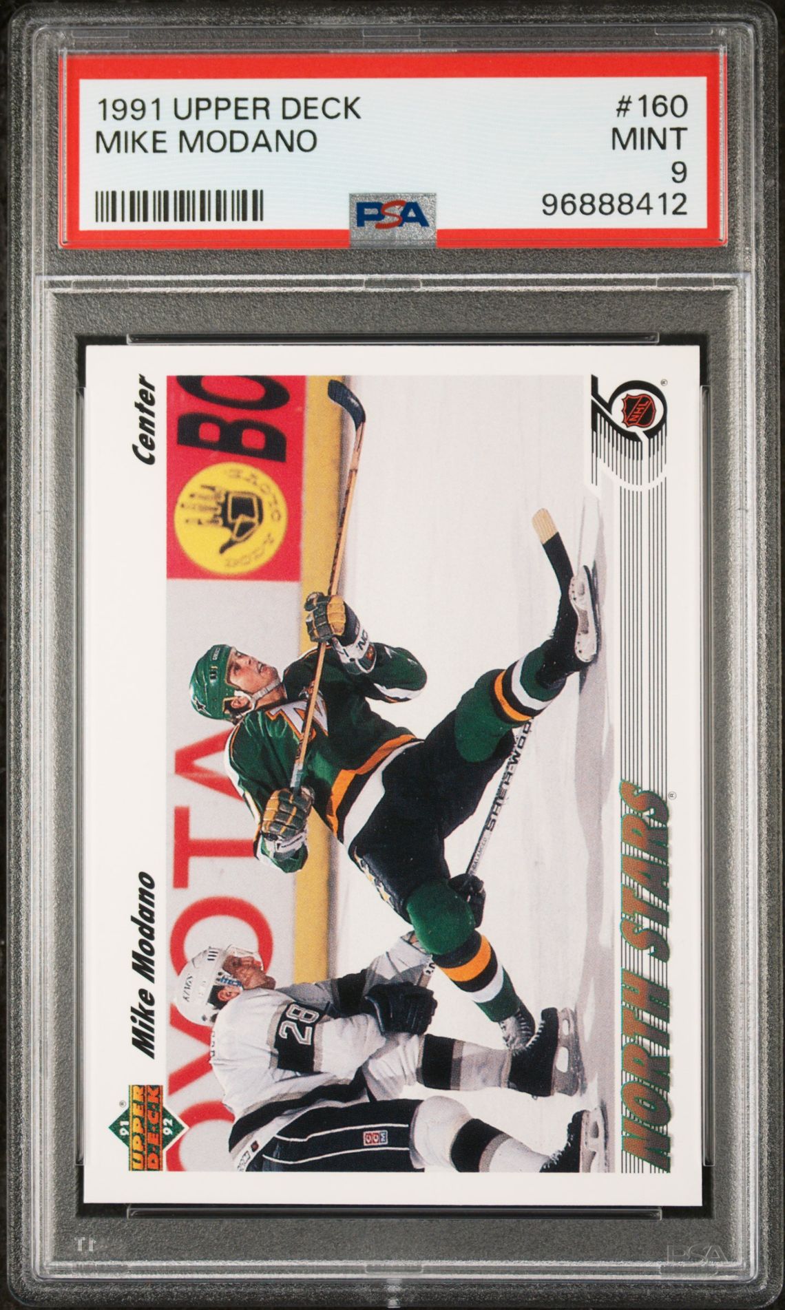 1991 Upper Deck UPPER DECK #160 Mike Modano front