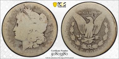 1878 7TF $1 Reverse of 1879 FR2