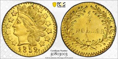 1852 G25C BG-891 MS63