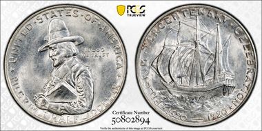 1920 50C Pilgrim MS64