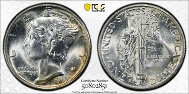 1945-S 10C MS66+