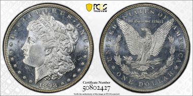 1898 $1 MS64DMPL
