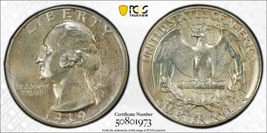 1939 25C PR66