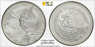 2015-Mo 1/2 oz Libertad Silver MS69