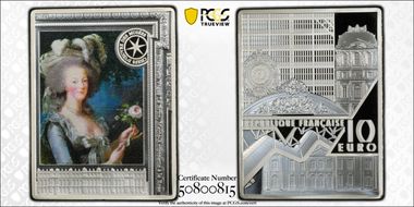 2023 € 10 Marie-Antoinette à la Rose Colorized PR70DCAM