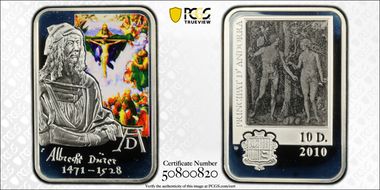 2010 10 Din Albrecht Durer Colorized PR69DCAM