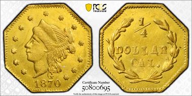 1870 G25C BG-757 MS63