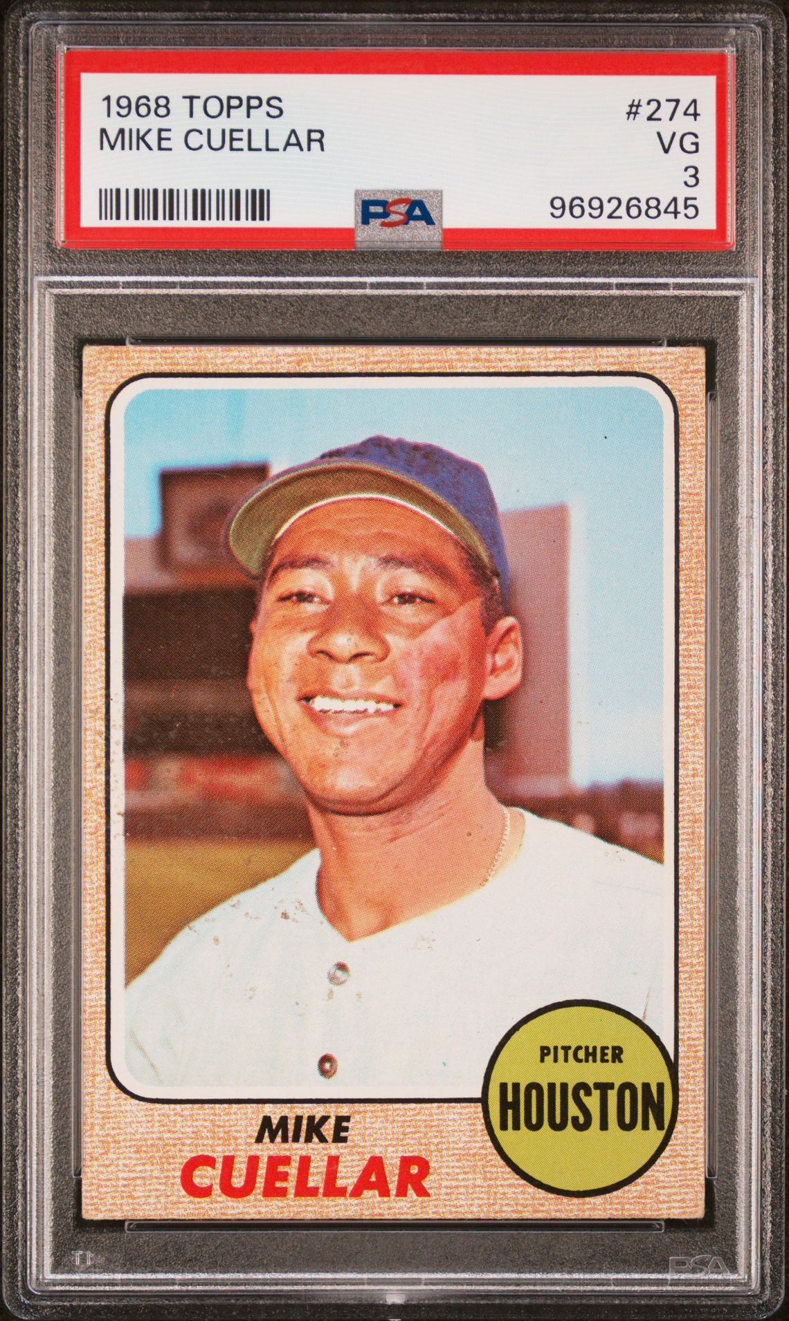 1968 Topps TOPPS #274 Mike Cuellar front
