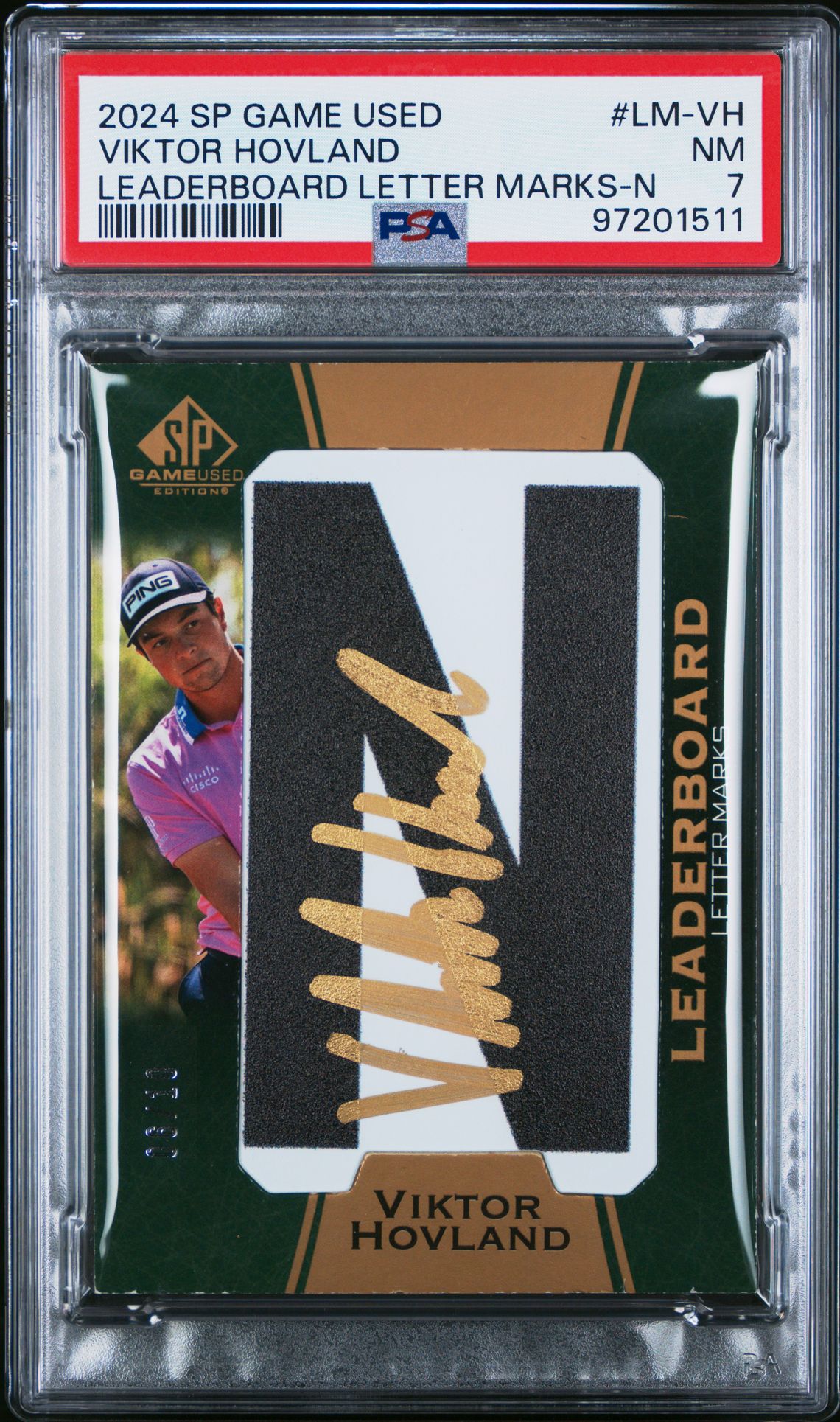 2024 Upper Deck SP Game Used N #LM-VH Viktor Hovland front