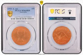 1953 A. (p) 1D MS64RB