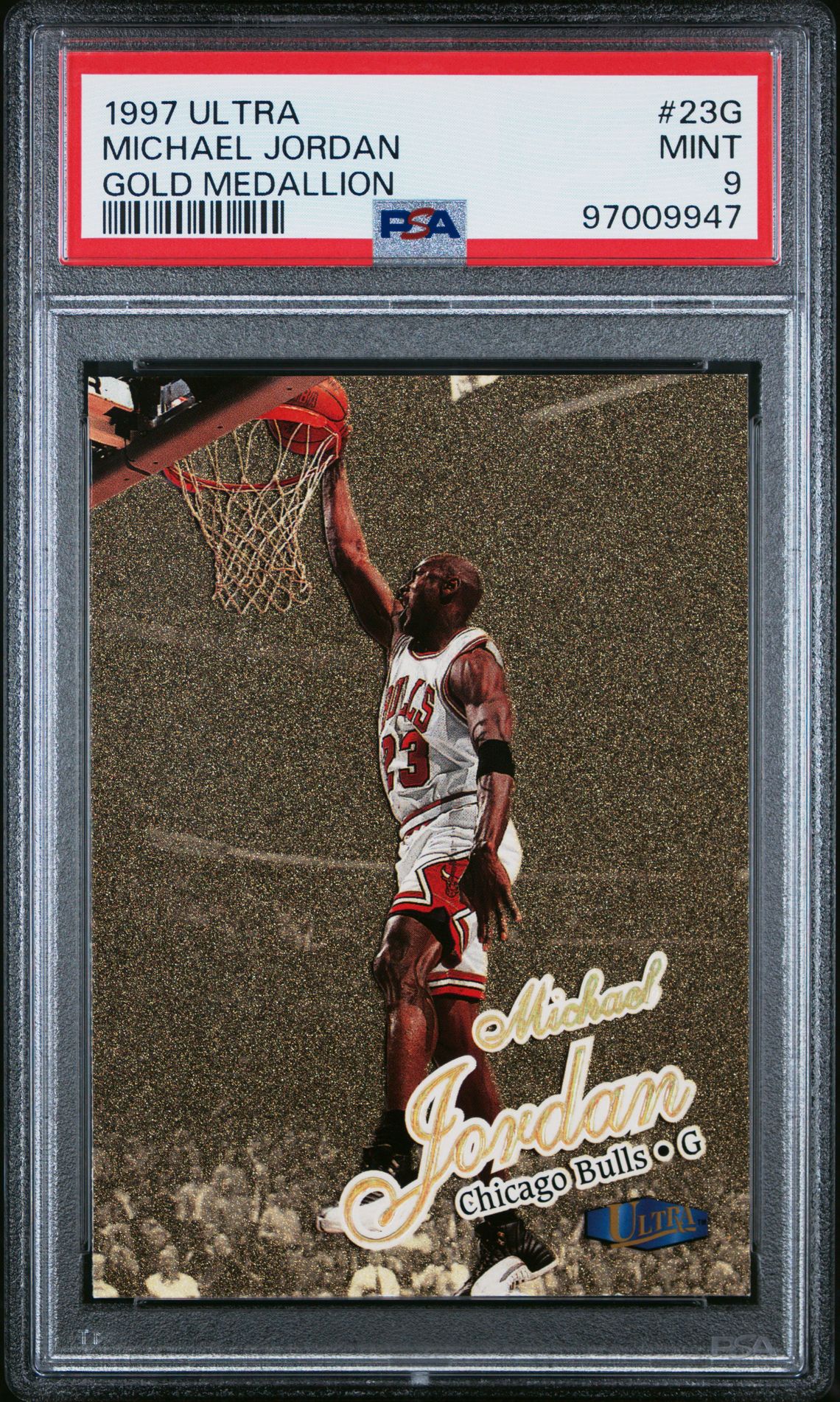 1997 ULTRA Gold #23G Michael Jordan front