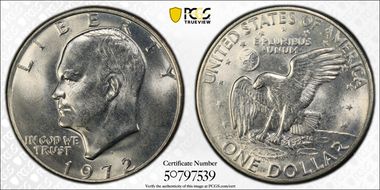1972-D $1 MS66+