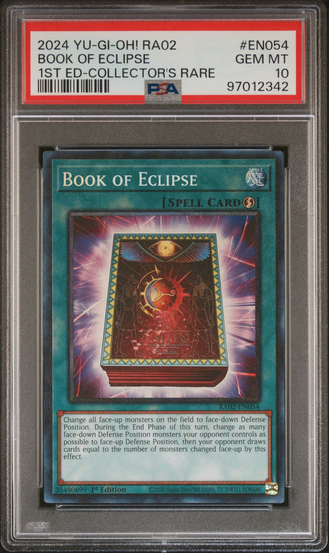 2024 Yu-Gi-Oh! YU-GI-OH! RA02-25TH ANNIVERSARY RARITY COLLECTION II 1st Edition #EN054 Book Of Eclipse front