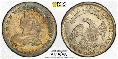 1834 50C O-103 MS63