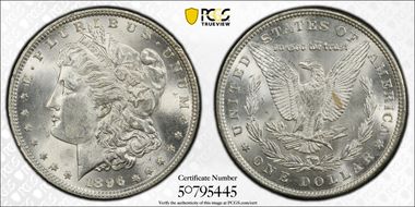 1896 $1 MS63