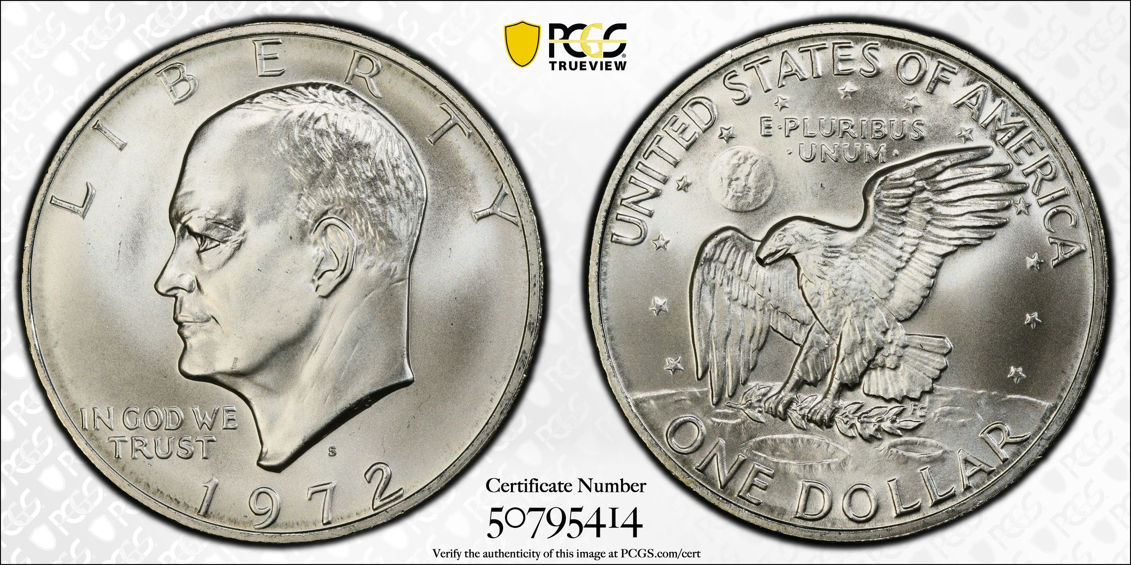 1972 S Silver Dollar