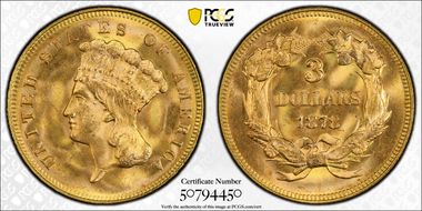 1878 $3 MS64