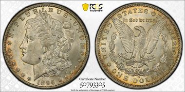 1896-O $1 MS62+ 