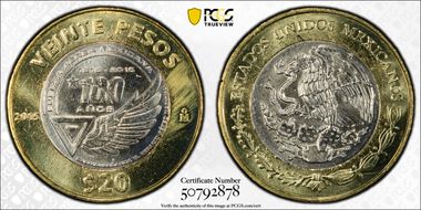 2015-Mo 20 Peso Air Force MS64