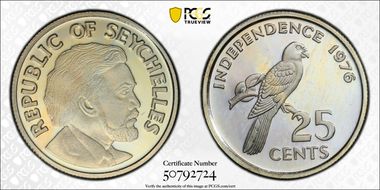 1976 25C Independence PR68DCAM