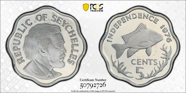 1976 5C Independence PR67DCAM