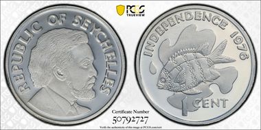 1976 1C Independence PR68DCAM